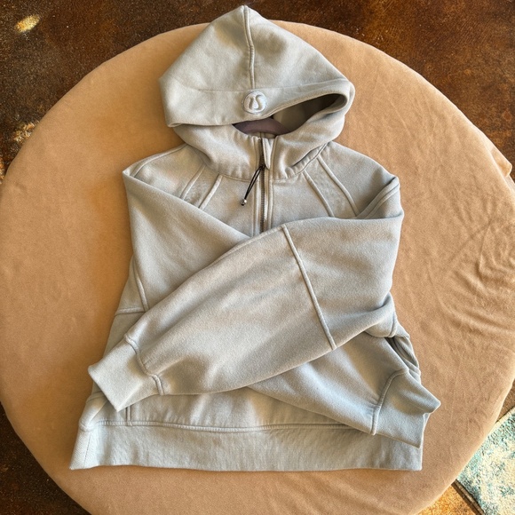 Lululemon Scuba Oversized Half-Zip Hoodie Powder Blue - Picture 5 of 14
